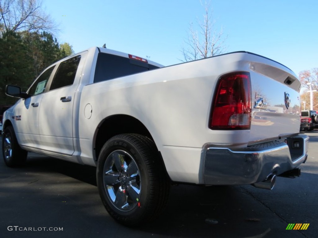 2013 1500 Big Horn Crew Cab - Bright White / Canyon Brown/Light Frost Beige photo #2