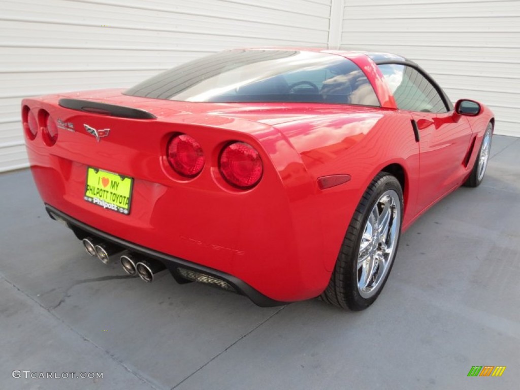 2005 Corvette Coupe - Precision Red / Cashmere photo #3