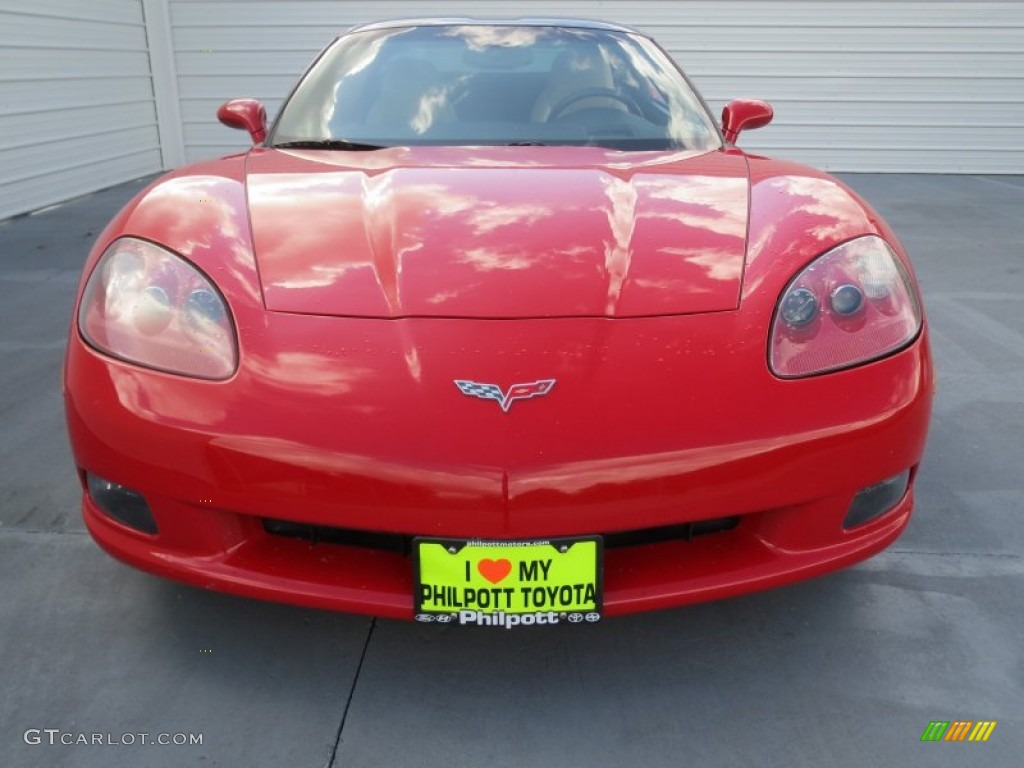 2005 Corvette Coupe - Precision Red / Cashmere photo #7