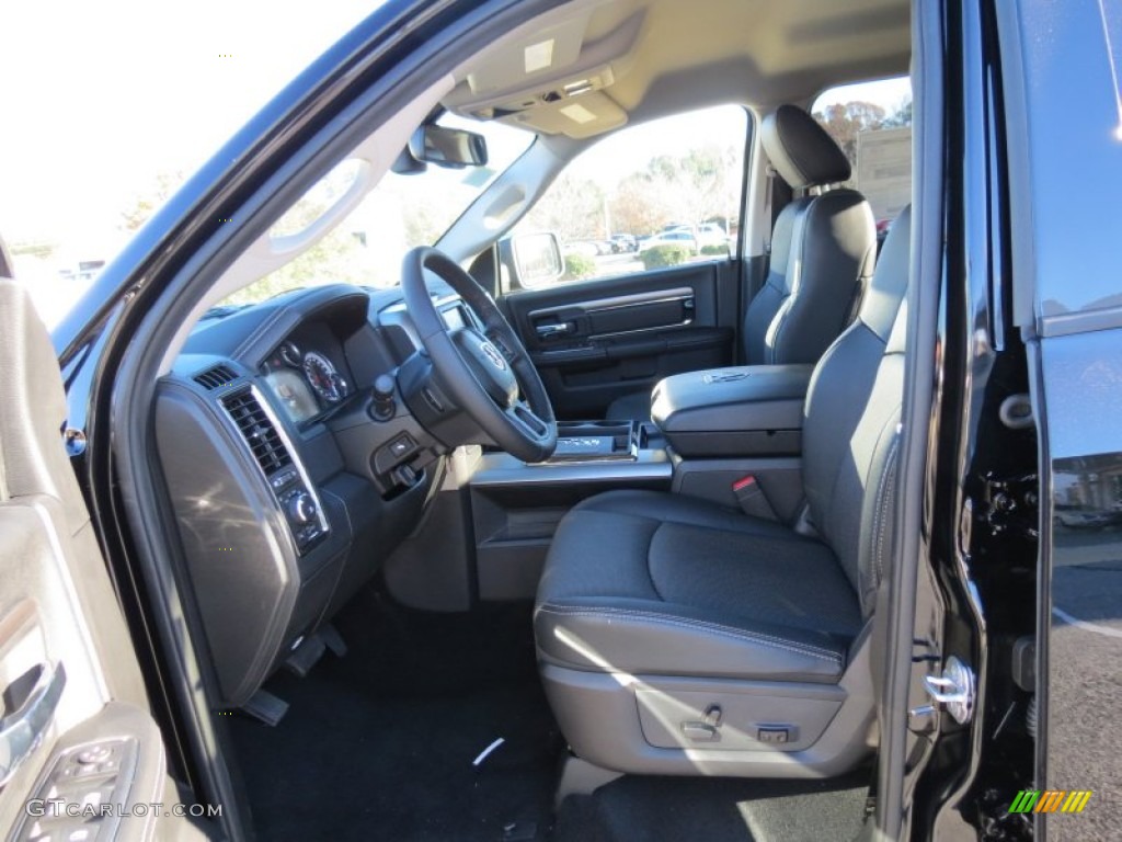 Black Interior 2013 Ram 1500 Sport Crew Cab Photo #73954100
