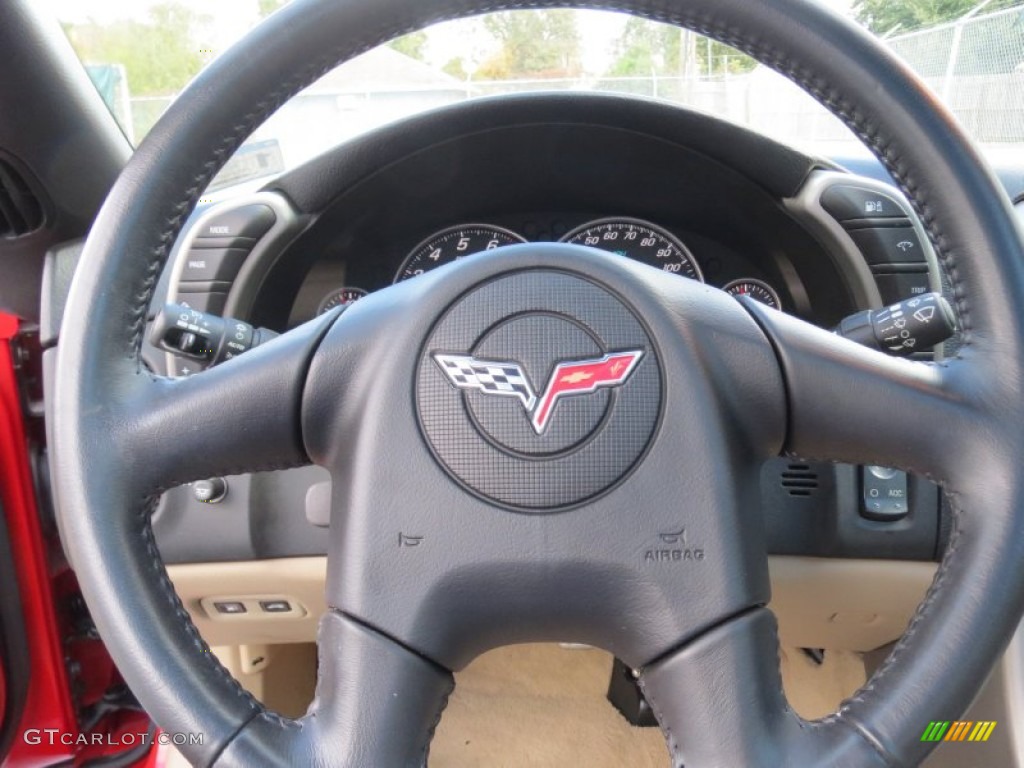 2005 Corvette Coupe - Precision Red / Cashmere photo #34
