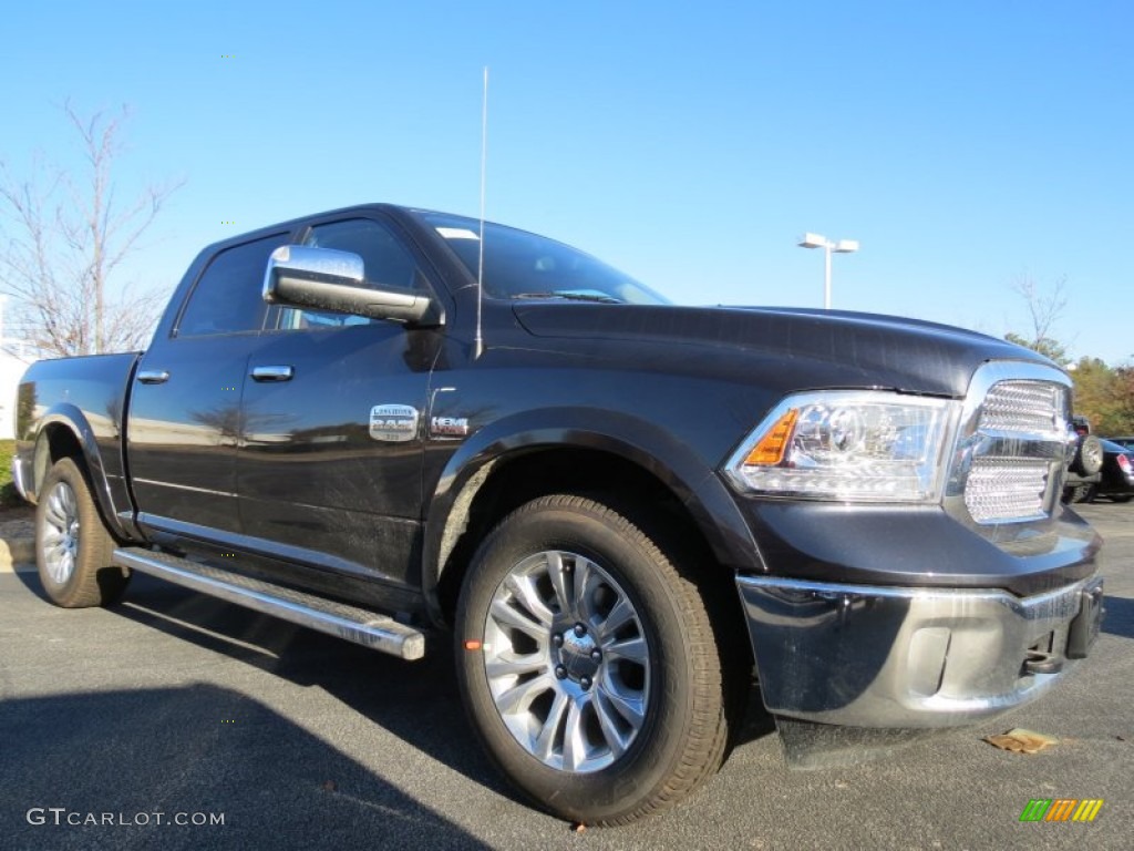 Maximum Steel Metallic 2013 Ram 1500 Laramie Longhorn Crew Cab 4x4 Exterior Photo #73954273
