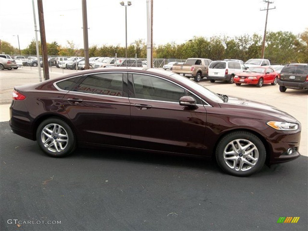 Bordeaux Reserve Red Metallic 2013 Ford Fusion SE 1.6 EcoBoost Exterior Photo #73954298