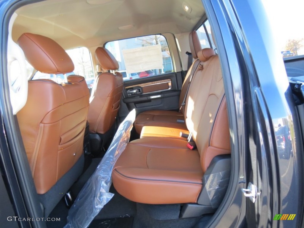 Longhorn Black/Cattle Tan Interior 2013 Ram 1500 Laramie Longhorn Crew Cab 4x4 Photo #73954343