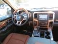 Longhorn Black/Cattle Tan 2013 Ram 1500 Laramie Longhorn Crew Cab 4x4 Dashboard