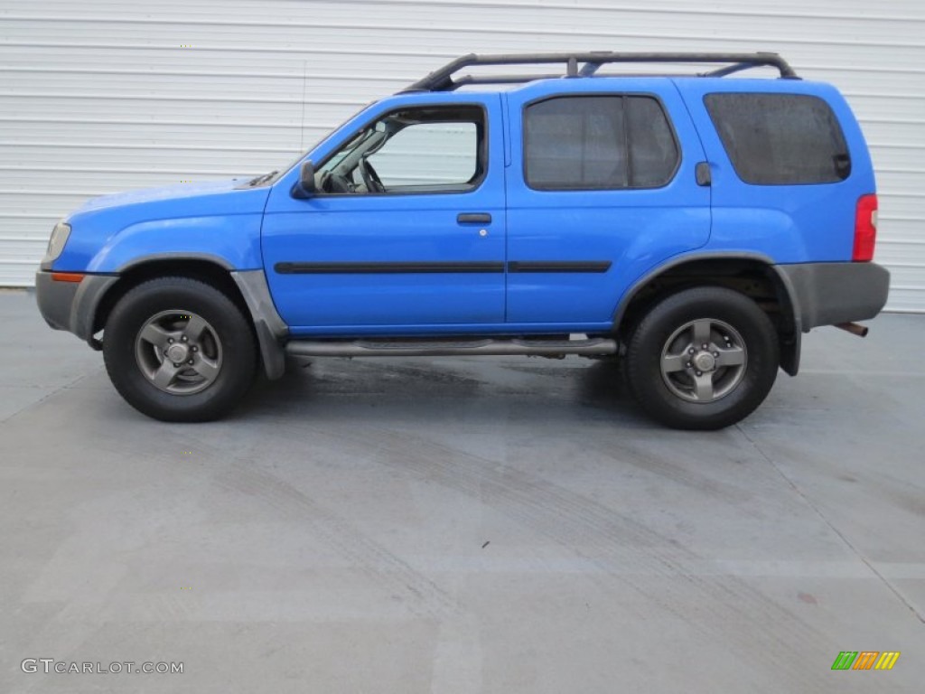 Shock Blue 2002 Nissan Xterra SE V6 Exterior Photo #73954385