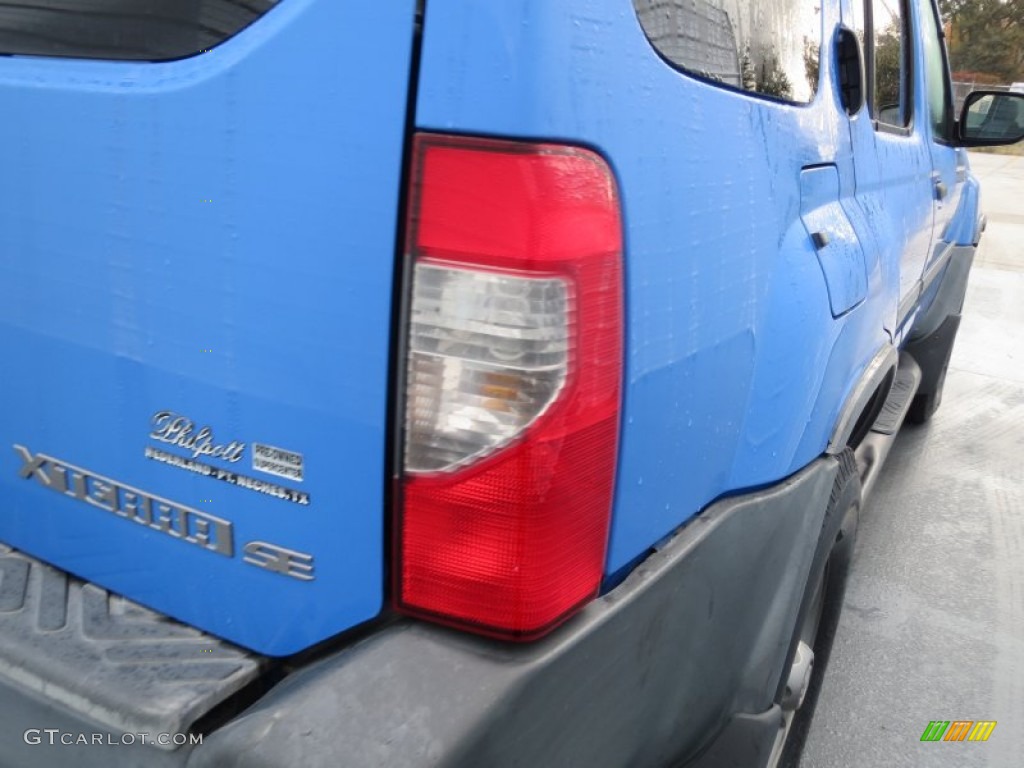 2002 Xterra SE V6 - Shock Blue / Gray Celadon photo #15