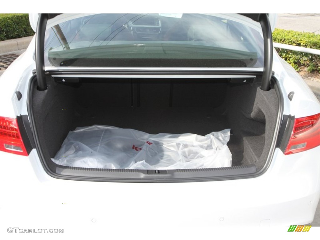 2013 S5 3.0 TFSI quattro Coupe - Glacier White Metallic / Black/Magma Red photo #17