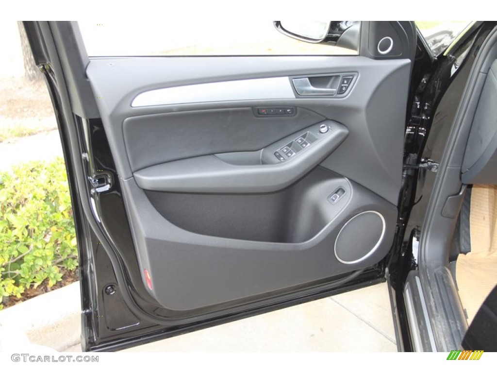 2013 Audi Q5 3.0 TFSI quattro Black Door Panel Photo #73955025