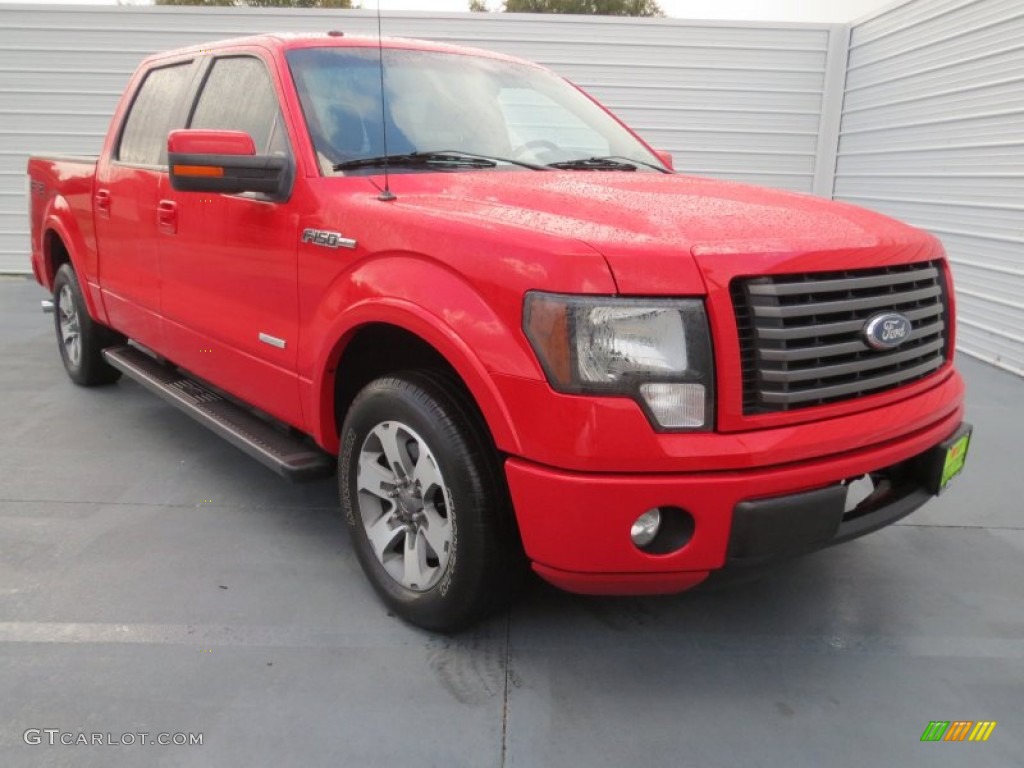 Race Red 2011 Ford F150 FX2 SuperCrew Exterior Photo #73955669