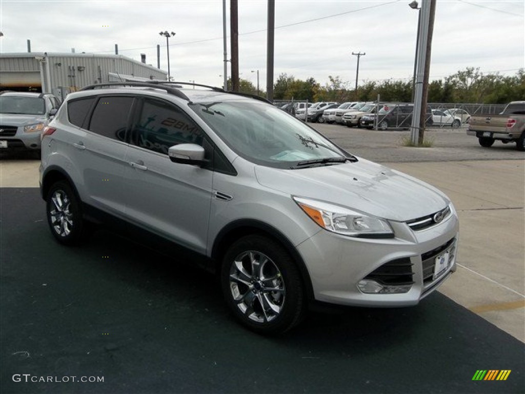 2013 Escape SEL 2.0L EcoBoost - Ingot Silver Metallic / Medium Light Stone photo #16