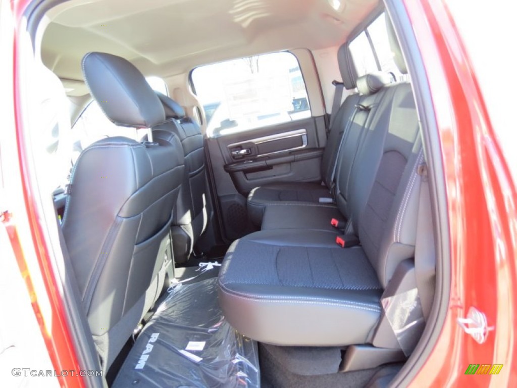 Black Interior 2013 Ram 1500 Sport Crew Cab Photo #73956817