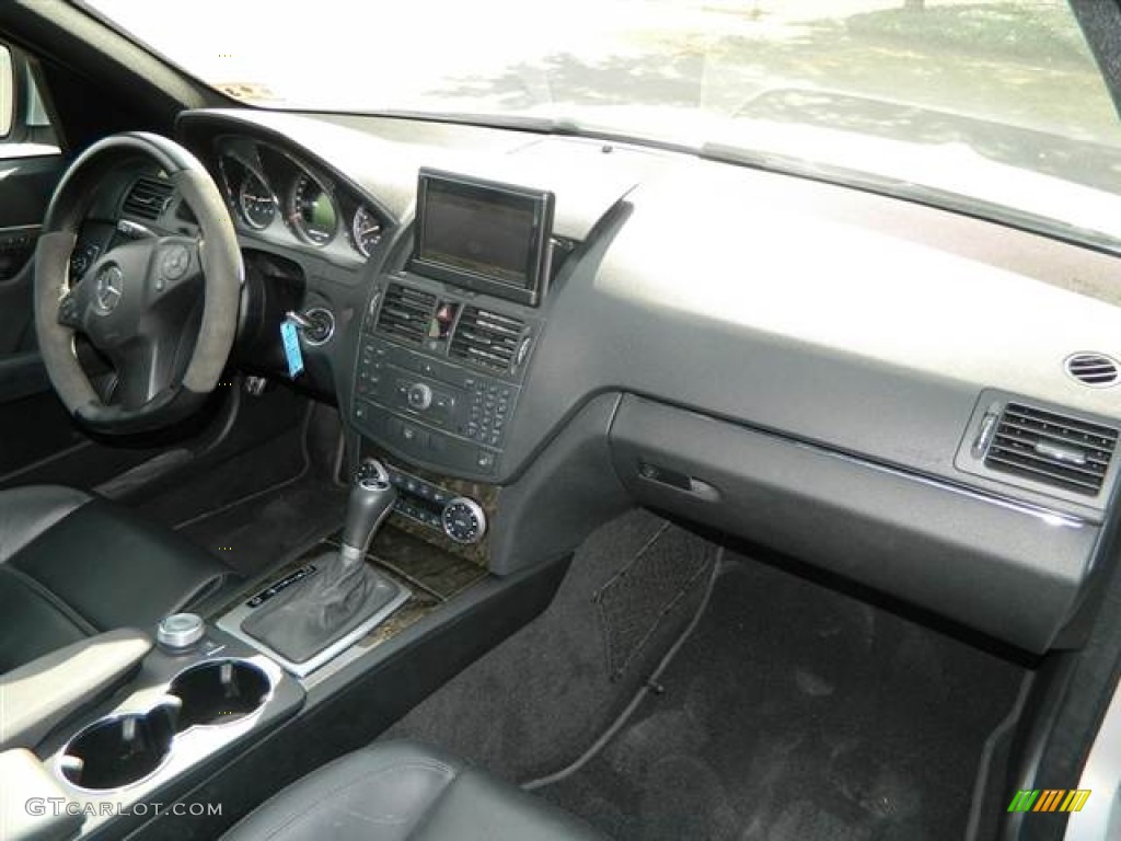 2009 Mercedes-Benz C 63 AMG Black AMG Premium Leather Dashboard Photo #73957299