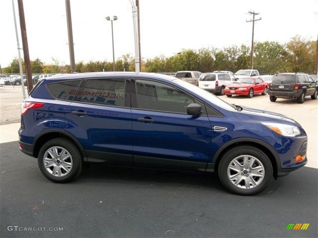 2013 Escape S - Deep Impact Blue Metallic / Charcoal Black photo #13