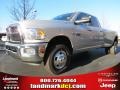 2012 Bright Silver Metallic Dodge Ram 3500 HD Big Horn Crew Cab 4x4 Dually  photo #1