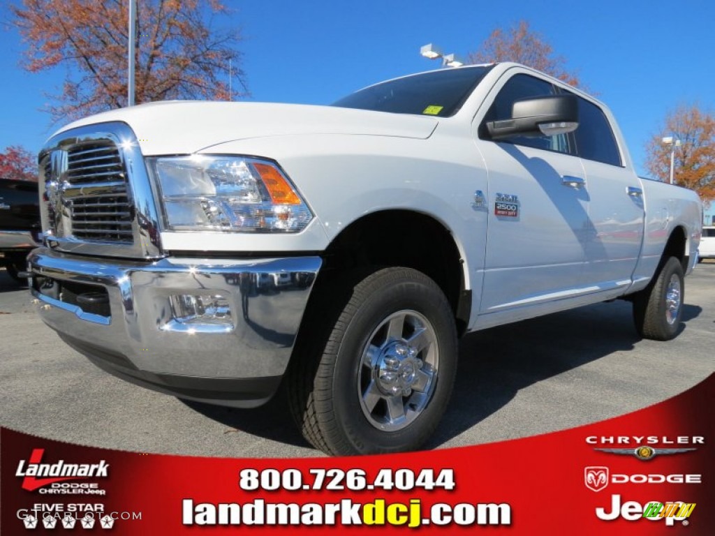 2012 Ram 2500 HD Big Horn Crew Cab 4x4 - Bright White / Dark Slate/Medium Graystone photo #1