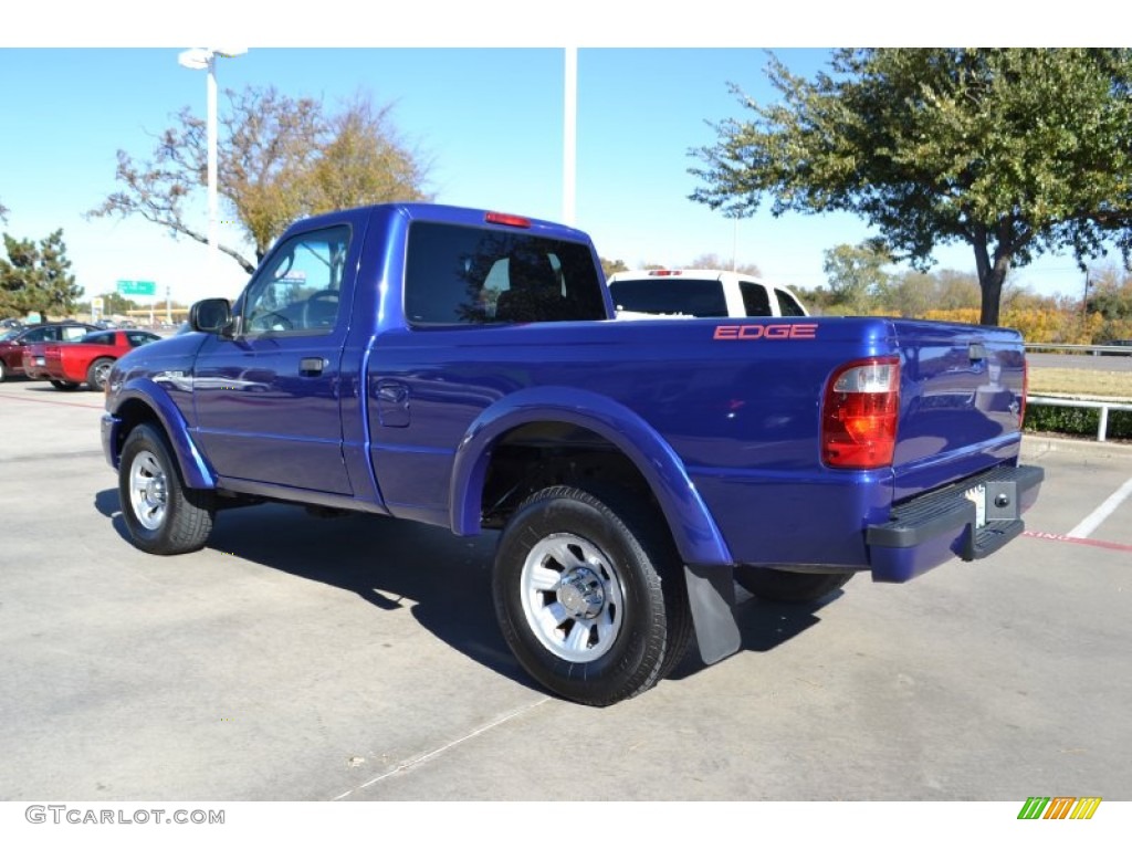 Sonic Blue Metallic 2004 Ford Ranger Edge Regular Cab Exterior Photo #73959050