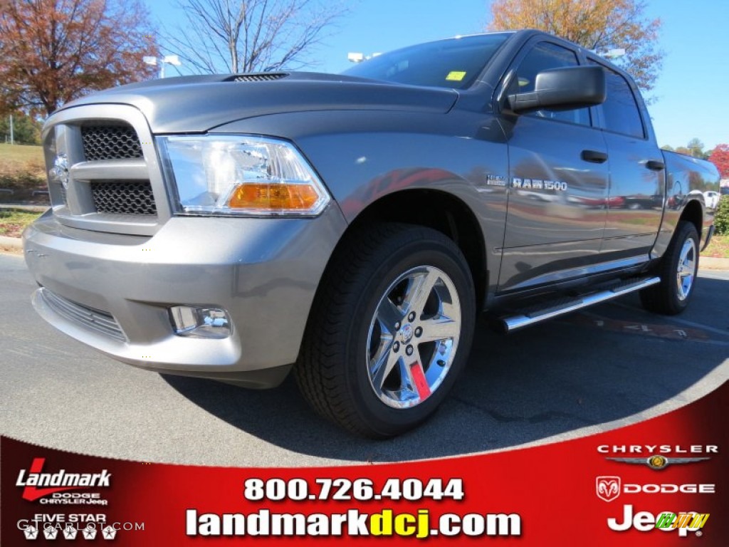 2012 Ram 1500 Express Crew Cab - Mineral Gray Metallic / Dark Slate Gray/Medium Graystone photo #1