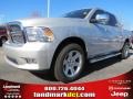 2012 Bright Silver Metallic Dodge Ram 1500 Laramie Limited Crew Cab  photo #1