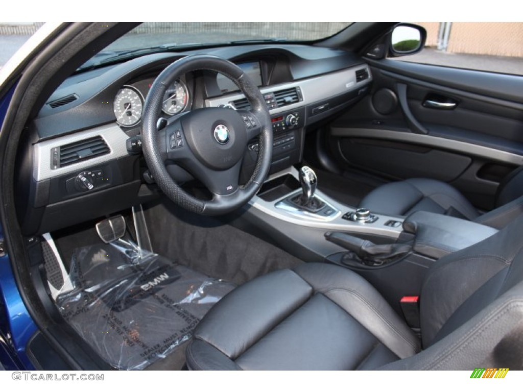 Black Interior 2011 BMW 3 Series 335is Convertible Photo #73960031