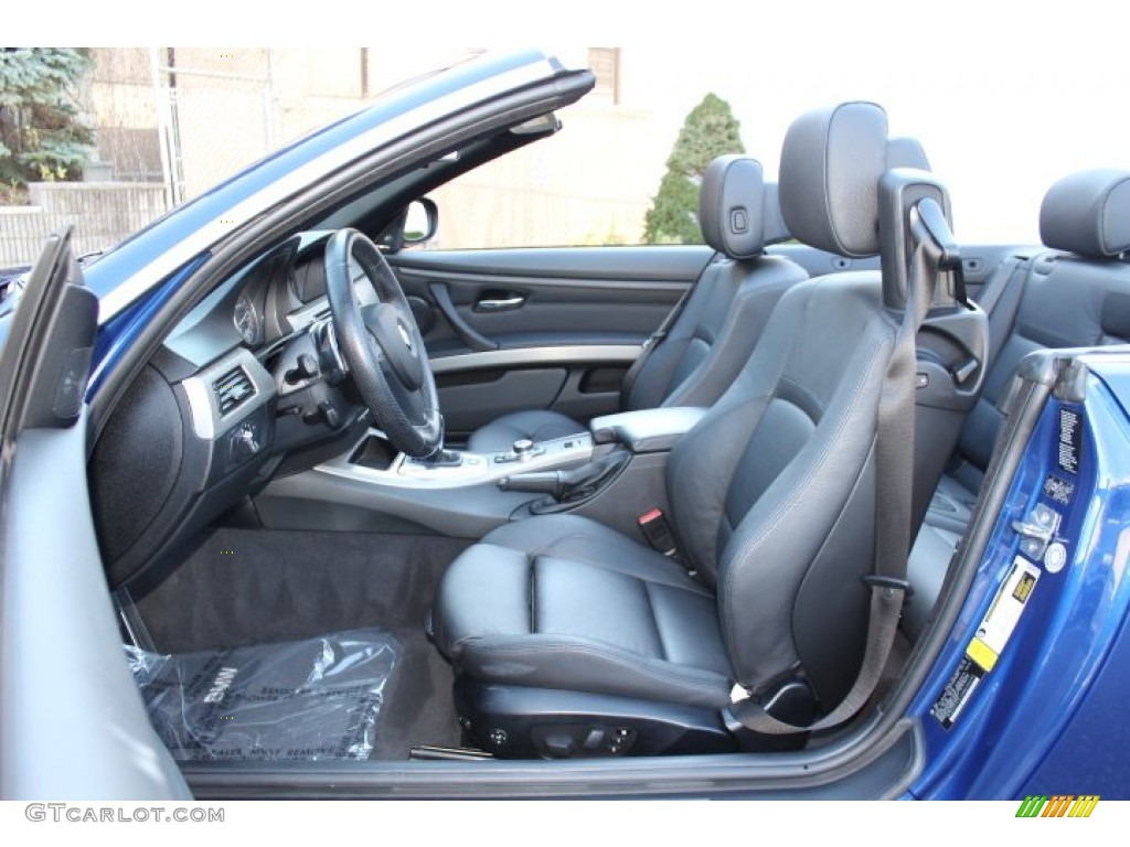 Black Interior 2011 BMW 3 Series 335is Convertible Photo #73960045