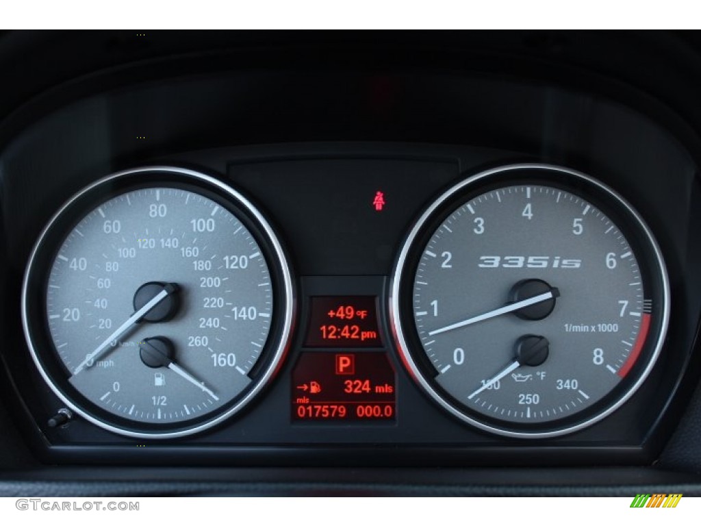 2011 BMW 3 Series 335is Convertible Gauges Photo #73960195