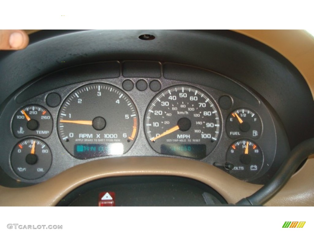 2002 Chevrolet Blazer LS Gauges Photos
