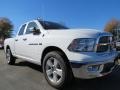 2012 Bright White Dodge Ram 1500 SLT Quad Cab 4x4  photo #4