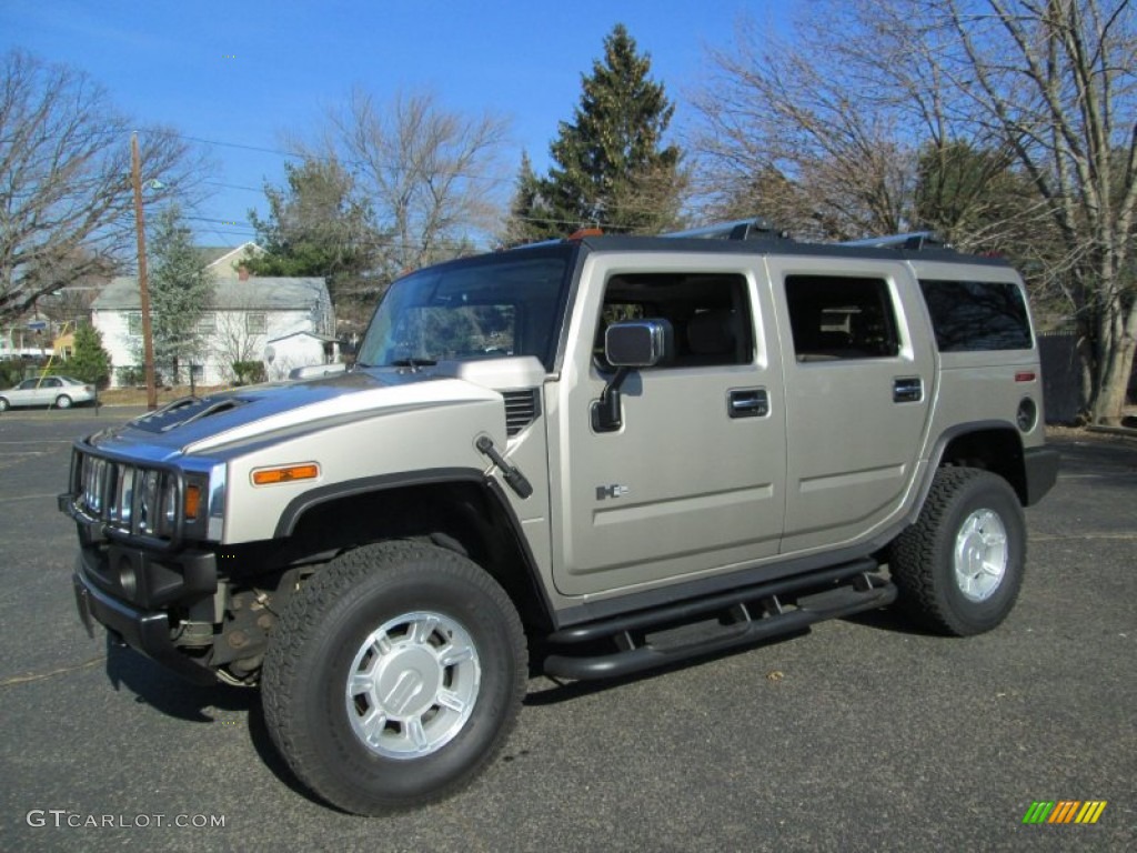 Pewter Metallic 2003 Hummer H2 SUV Exterior Photo #73960821