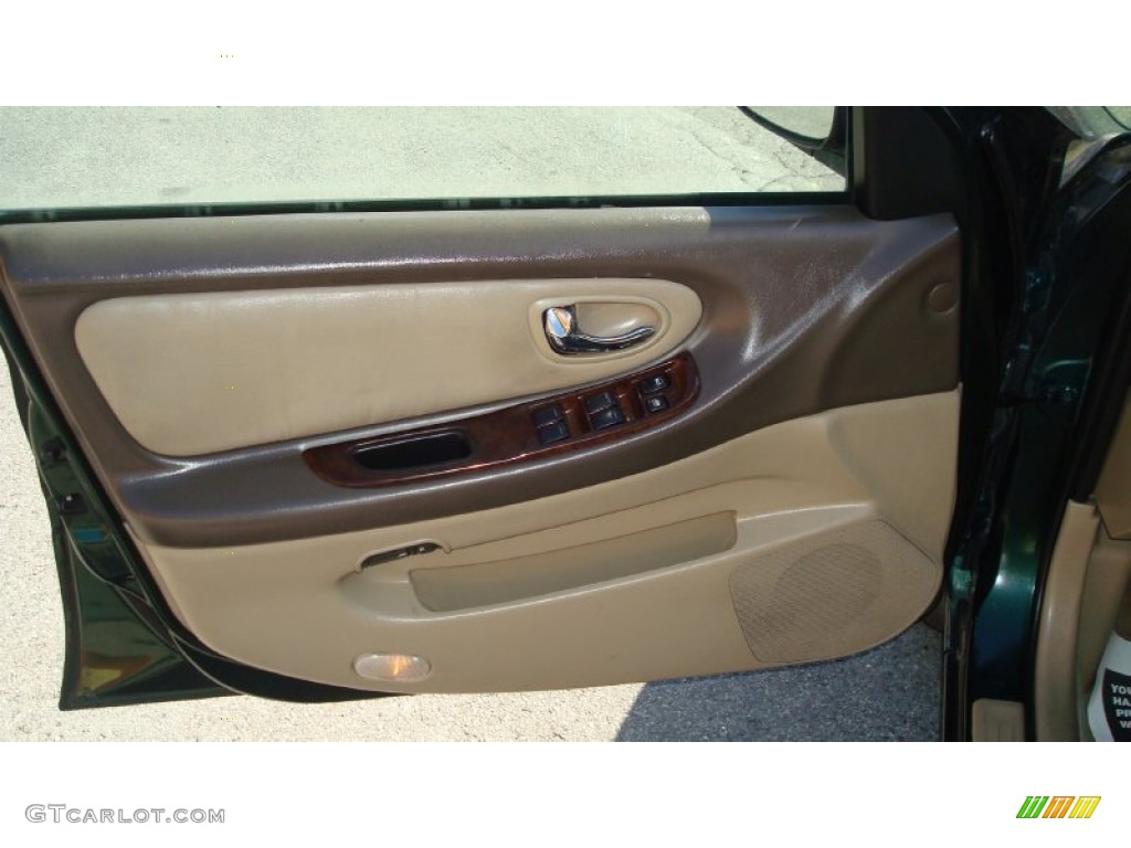 2000 Maxima GLE - Sherwood Green Metallic / Blond photo #10