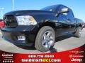 2012 Black Dodge Ram 1500 Express Quad Cab  photo #1