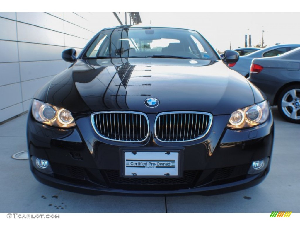 2010 3 Series 328i xDrive Coupe - Black Sapphire Metallic / Black photo #2