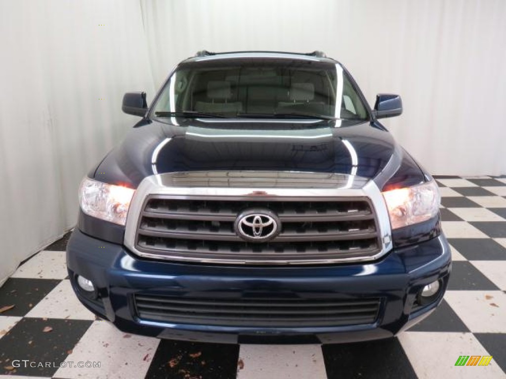 2008 Sequoia SR5 - Nautical Blue Metallic / Sand Beige photo #2