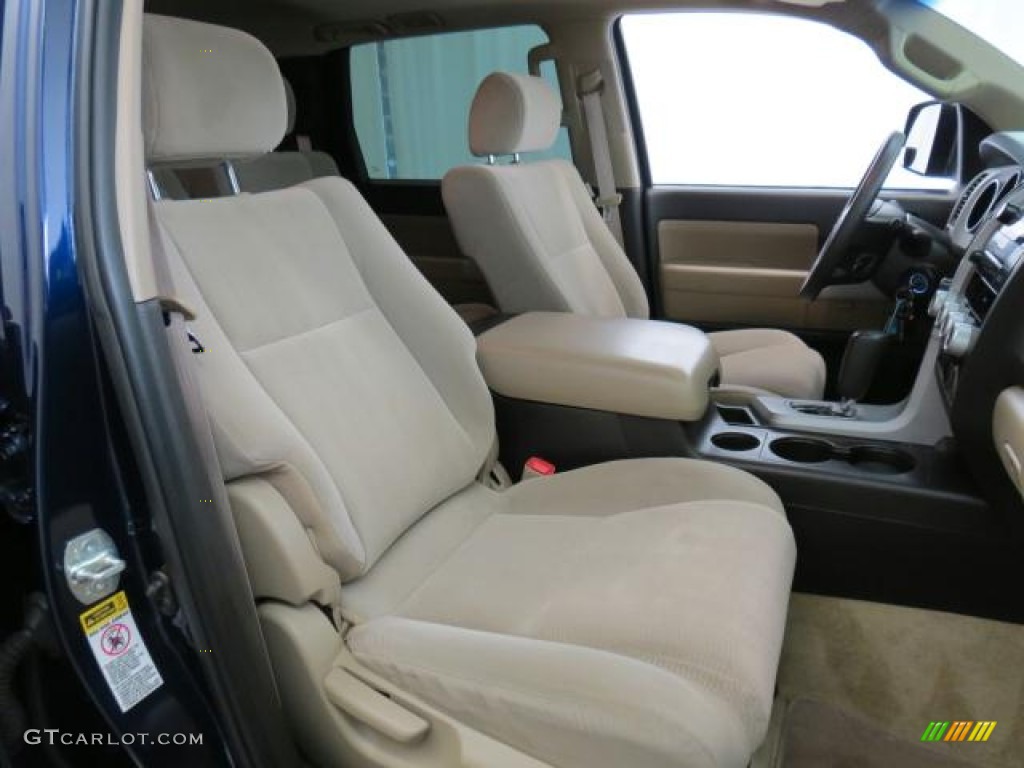 2008 Sequoia SR5 - Nautical Blue Metallic / Sand Beige photo #22