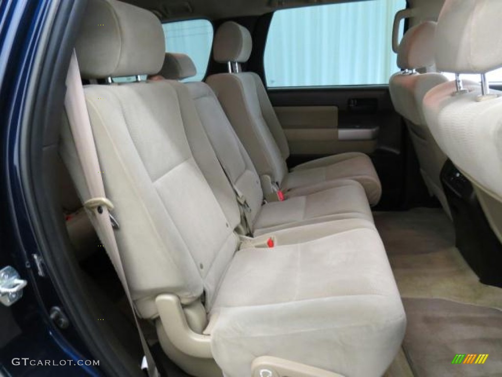 2008 Sequoia SR5 - Nautical Blue Metallic / Sand Beige photo #24