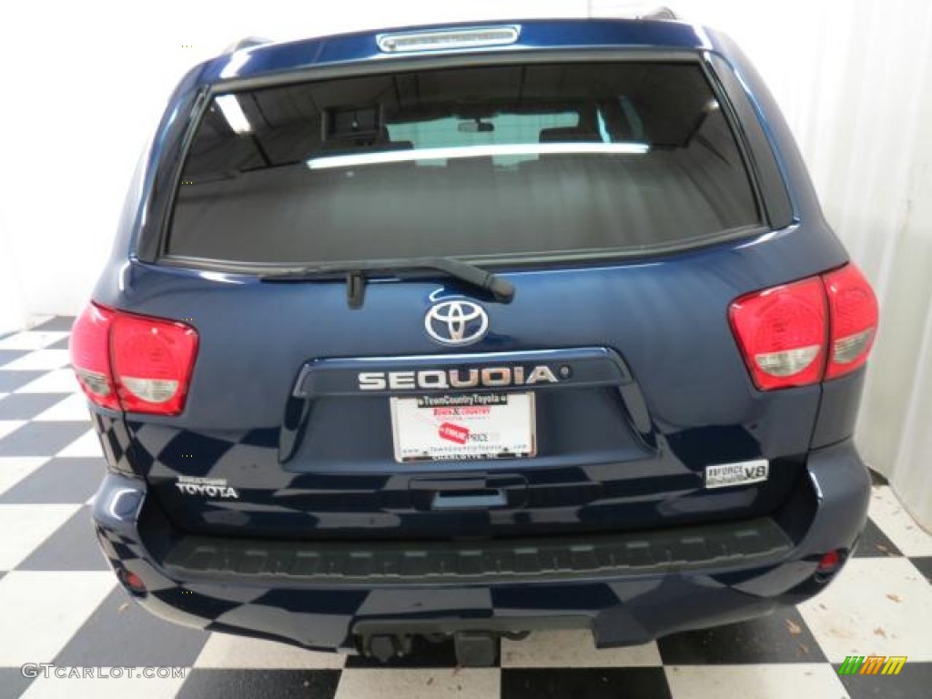 2008 Sequoia SR5 - Nautical Blue Metallic / Sand Beige photo #29
