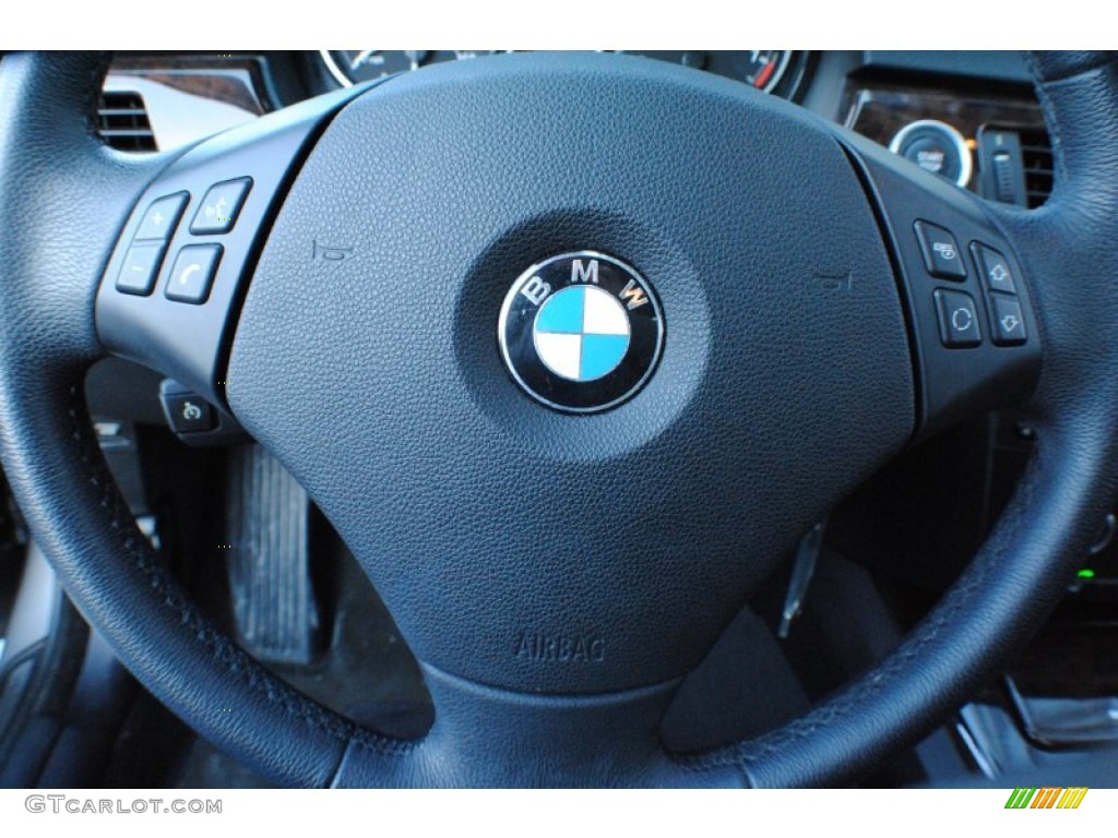 2009 3 Series 328xi Sedan - Space Grey Metallic / Black photo #12