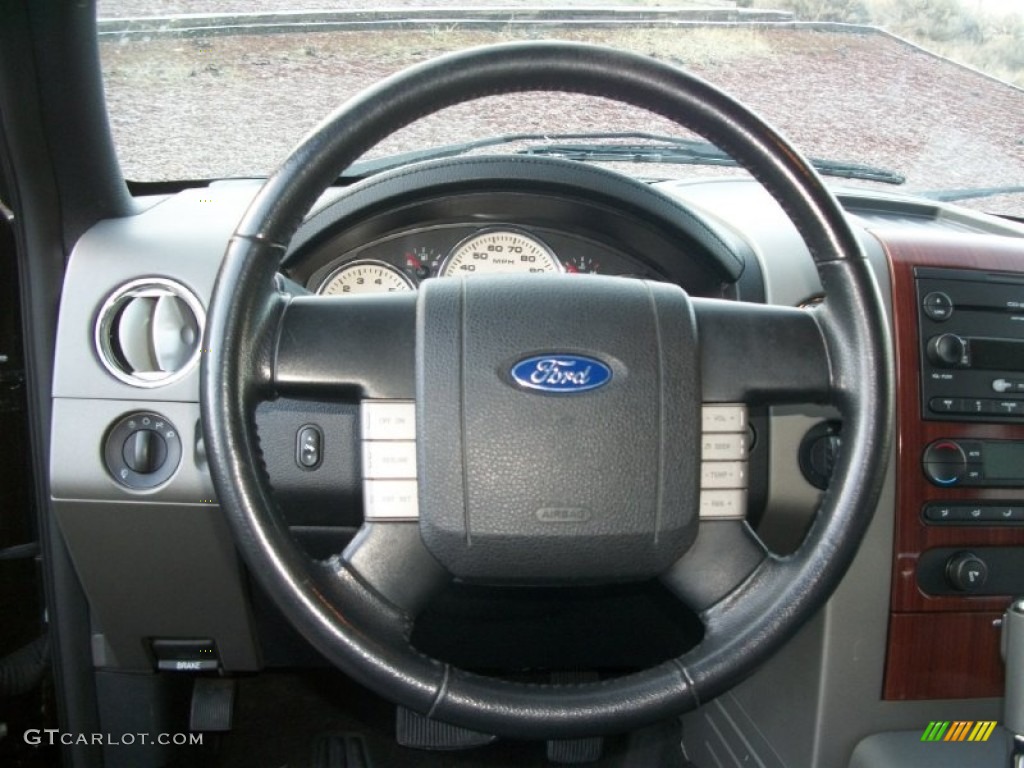 2005 Ford F150 Lariat SuperCrew 4x4 Steering Wheel Photos