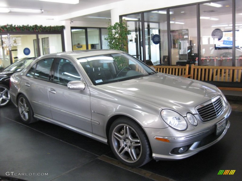 Pewter Metallic 2005 Mercedes-Benz E 55 AMG Sedan Exterior Photo #73963496