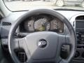 2006 Kia Spectra Gray Interior Steering Wheel Photo