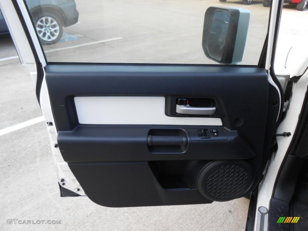 2010 Toyota FJ Cruiser 4WD Dark Charcoal Door Panel Photo #73964165