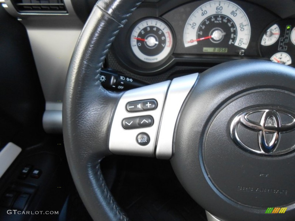 2010 Toyota FJ Cruiser 4WD Dark Charcoal Steering Wheel Photo #73964306