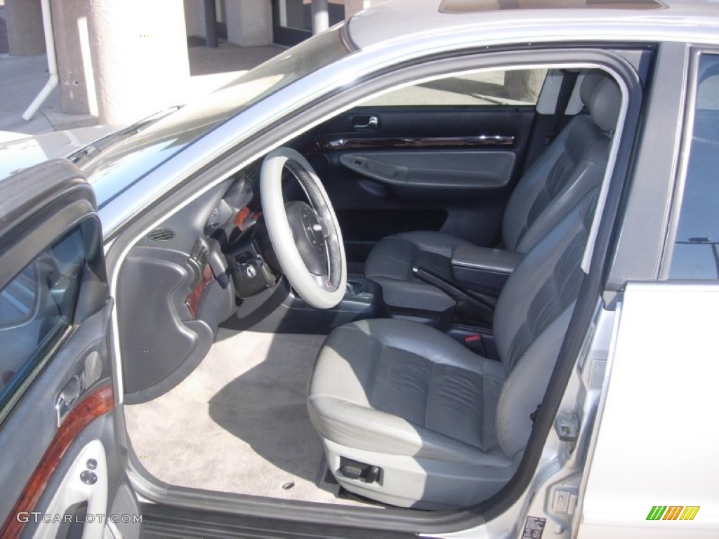 1997 A4 2.8 quattro Sedan - Aluminum Silver Metallic / Grey photo #2