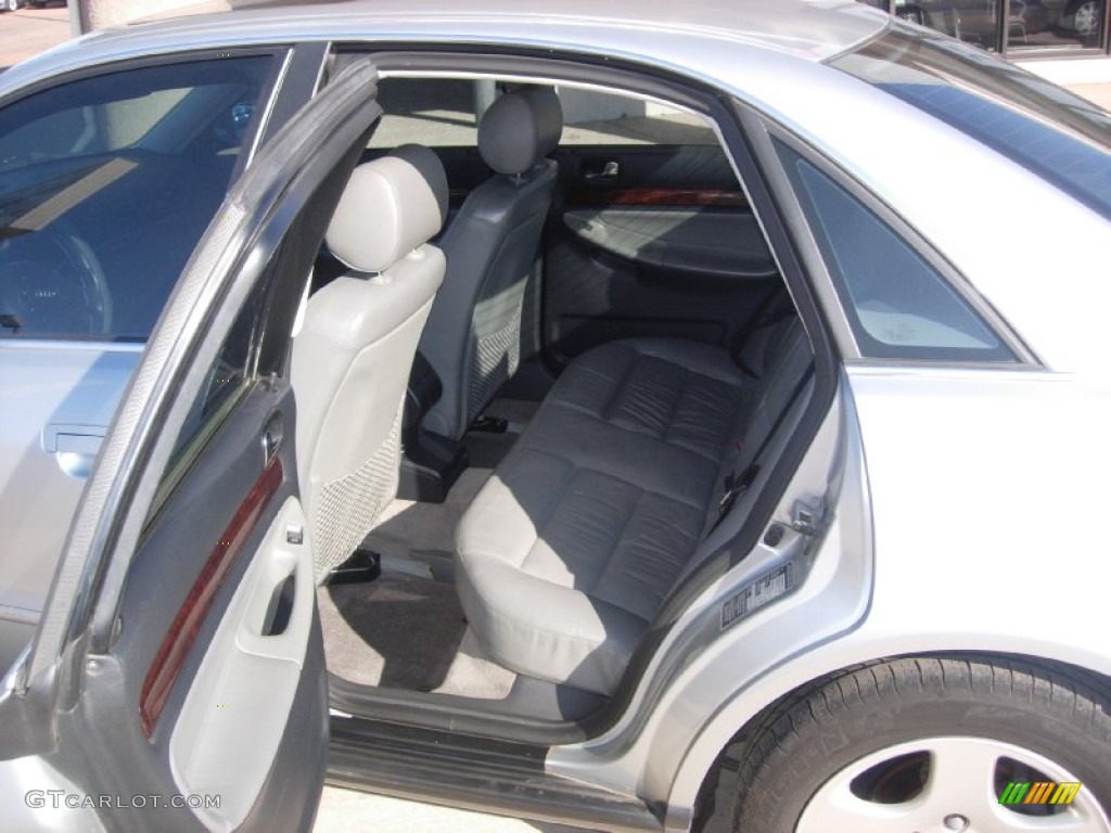 1997 A4 2.8 quattro Sedan - Aluminum Silver Metallic / Grey photo #3