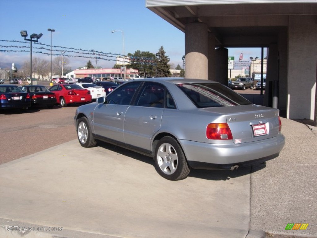 1997 A4 2.8 quattro Sedan - Aluminum Silver Metallic / Grey photo #10