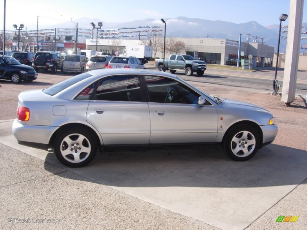 1997 A4 2.8 quattro Sedan - Aluminum Silver Metallic / Grey photo #13