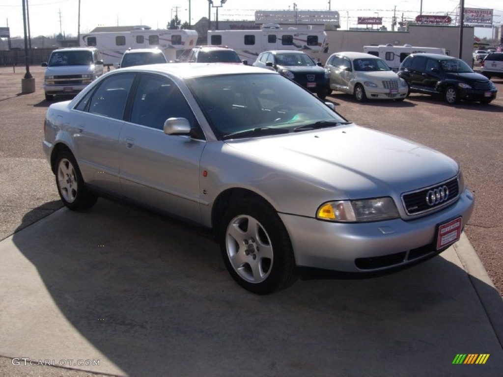 1997 A4 2.8 quattro Sedan - Aluminum Silver Metallic / Grey photo #14