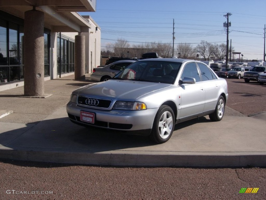 1997 A4 2.8 quattro Sedan - Aluminum Silver Metallic / Grey photo #16