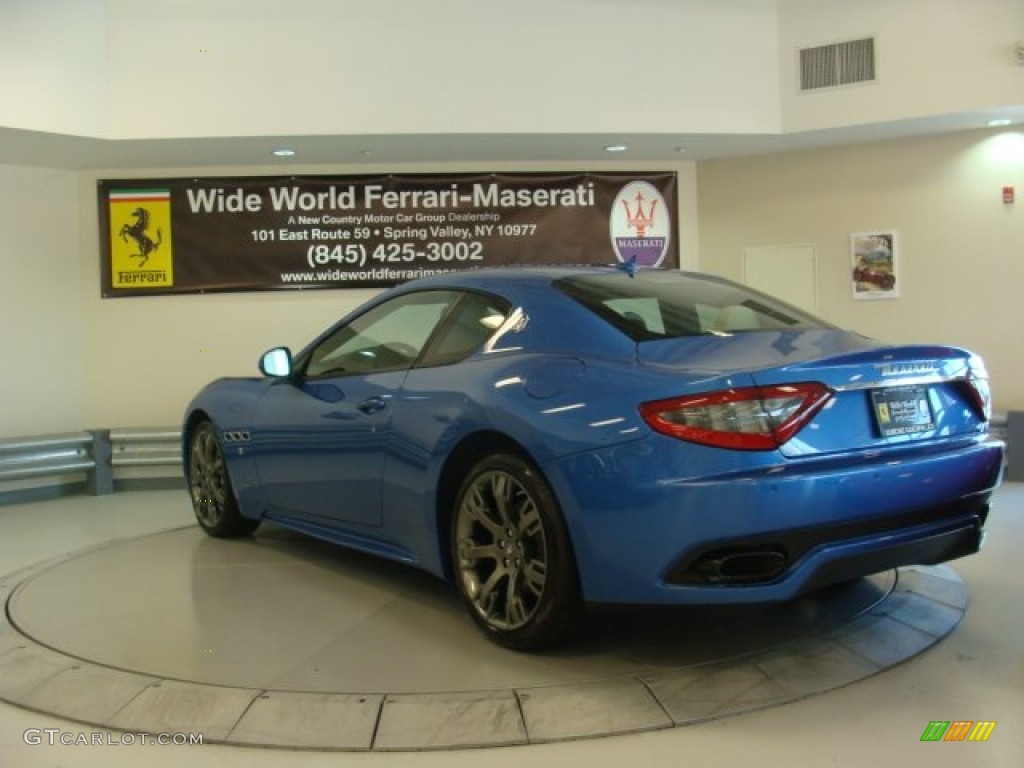2013 GranTurismo Sport Coupe - Blu Sofisticato (Sport Blue Metallic) / Pearl Beige photo #5