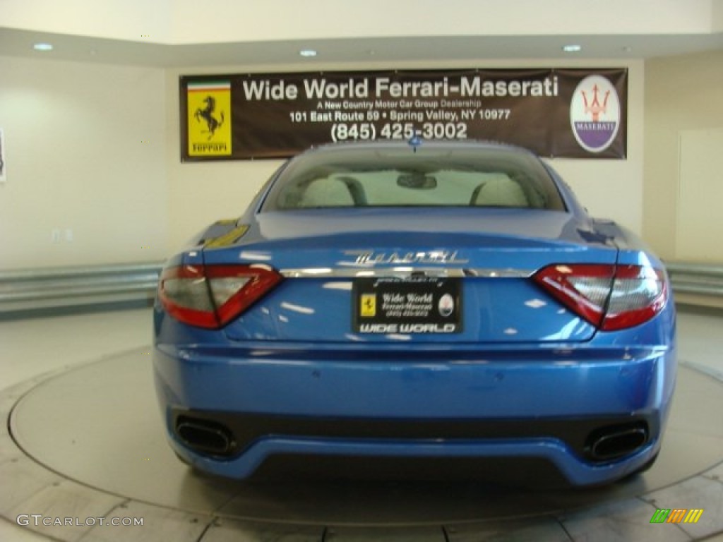 2013 GranTurismo Sport Coupe - Blu Sofisticato (Sport Blue Metallic) / Pearl Beige photo #6